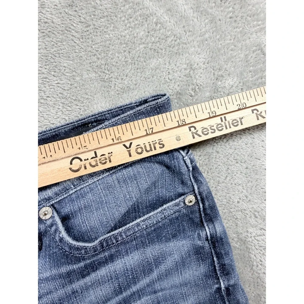 Red Engine Crossfire Jeans Womens 32 Actual 35x33 Skinny Boyfriend